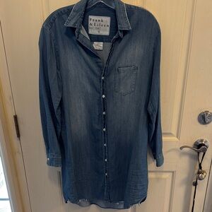 Frank & Eileen Denim Mary Shirt Dress never worn small